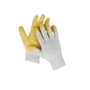 Перчатки рабочие х/б облитая ладонь латексом