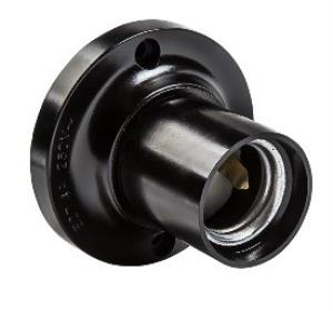 Патрон Е27 карболитовый потолочный Ф П-01 IN HOME