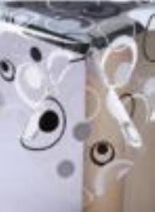 Клеенка MIRAGE прозрачная с печатью (H144b)  1,37*25м 