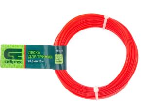 Леска триммерная Сибртех 1,3х15м, круг