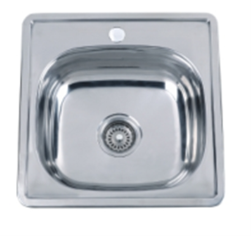 Мойка AQUATTRO квадратная врезная 480х480х150х0,6, глянцевая