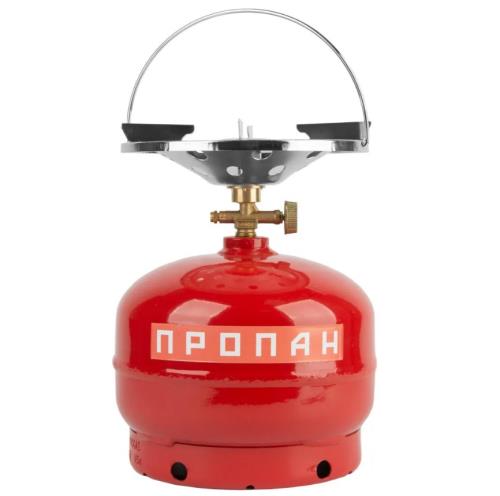 Плита газовая (Таганок) NOVOGAZ Дачник, с баллоном 7,2 л.