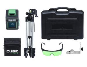 Нивелир (уровень) лазерный ADA CUBE 360 GREEN Ultimate Edition +штатив +кейс +мишень