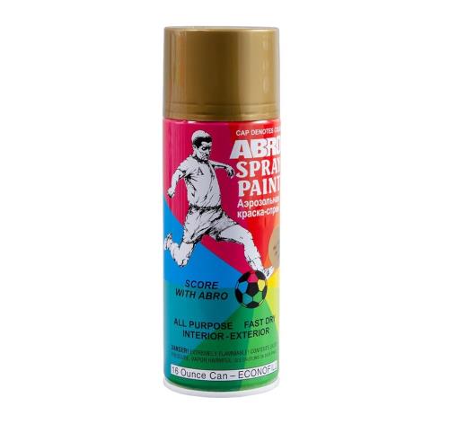 Эмаль аэрозольная акриловая ABRO MASTERS 30 золото 18К 520мл