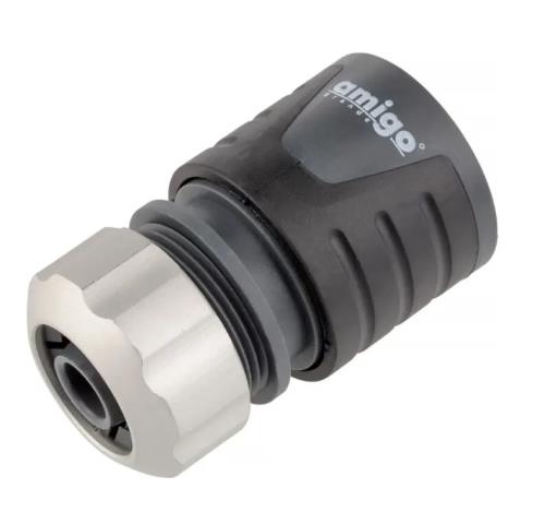 Соединитель AMIGO, с металлической цангой, пластик, 3/4"