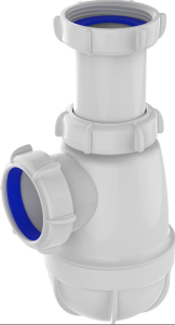 Сифон Aquant для кухни 1 1/2"х40 без выпуска