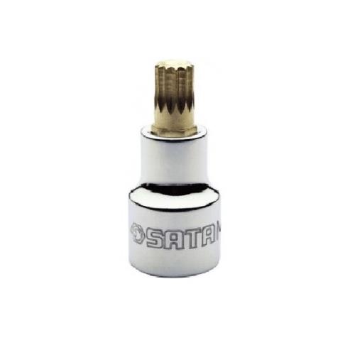 Головка торцевая Sata 1/2" со вставкой Spline M-5 50мм, S24801