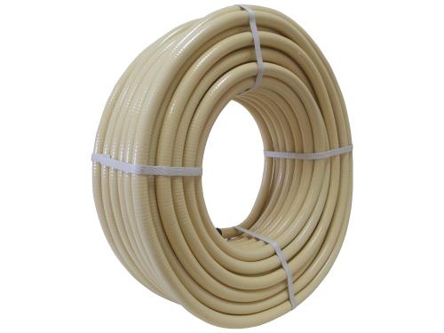 Труба гофр. из нерж. стали I-TECH отожженная, 20А, в оболочке, белая