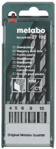 Набор сверл по камню METABO, 4-5-6-8-10, 5шт