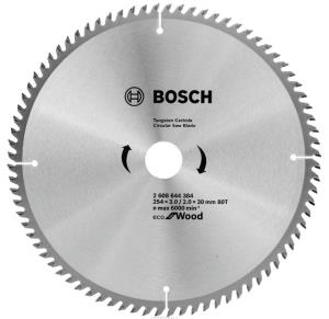 Диск пильный BOSCH ECO WO, 254х30 мм 80зуб