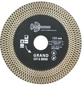 Диск алмазный TRIO-DIAMOND Grand Cut & Grind 125*22,23, турбо.