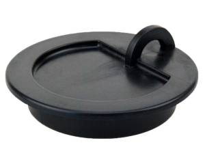 Пробка для ванны (раковины) ЧЁРНАЯ MASTERPROF, MP-У