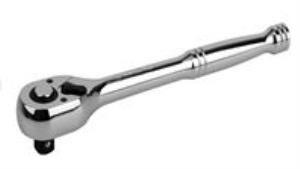 Ключ-трещотка Кратон с металлической ручкой 1/2" CrV (72зуб.)