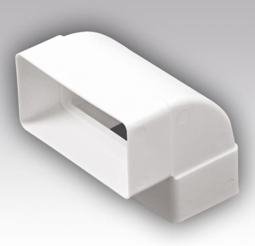 Колено вертикальное пластик 90 град 60х204 ЭРА