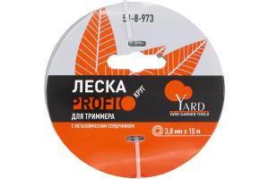 Леска триммерная Profi 3,0х15м, с металлическим сердечником. 