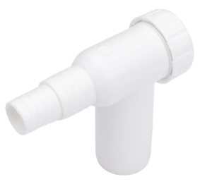 Клапан обратный для стиральной машины (пластик, белый), MP-У
