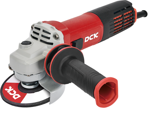 Машина шлифовальная угловая DCK KSM10-125, 1100Вт, 125мм, пылезащита, усиленые шестерни.