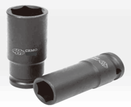 Головка торцевая удлиненная ударная Кратон 1/2" 17 мм