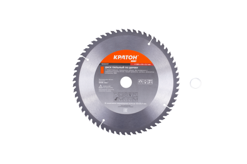 Диск пильный по дереву Кратон HOBBY Ø300 х 32 х 3,1 мм 60T (в ком переходное кольцо 32х25,4 мм)