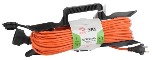 Удлинитель ЭРА силовой UFX-1-2x1-30m- IP44 на рамке б/з 1 гн 30м ПВС 2х1