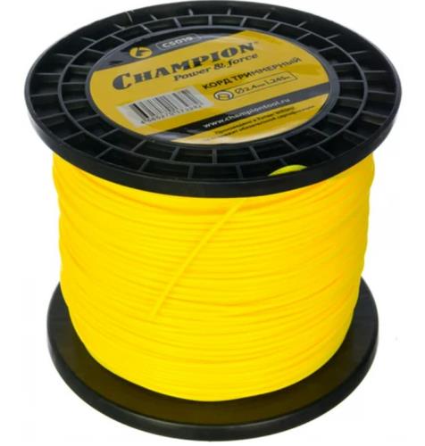 Леска триммерная CHAMPION  Round 2,4 х 245м, круг (бухта 245 м.)
