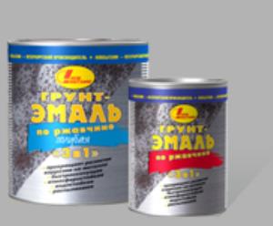 Грунт-эмаль Новобытхим 3 в 1, по ржавчине, белая, 0,4л