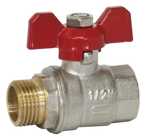 Кран шаровой I-TECH FM (ВР-НР) 1", бабочка