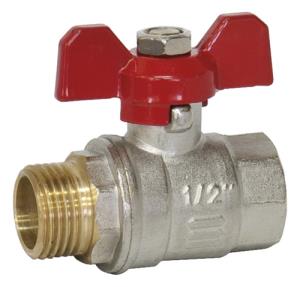 Кран шаровой I-TECH FM (ВР-НР) 1", бабочка