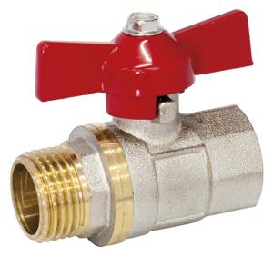 Кран шаровой I-TECH Standart FМ (ВР-НР) 1", бабочка