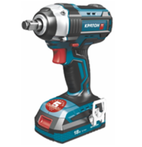 Гайковерт аккумуляторный ударный бесщеточный КРАТОН BIW18CD-300N-OFA SET (АКБ 4,0А·ч; ЗУ + кейс)