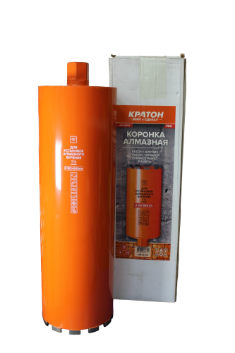 Коронка алмазная КРАТОН (162х500 мм; 1 1/4") для установок алмазного бурения