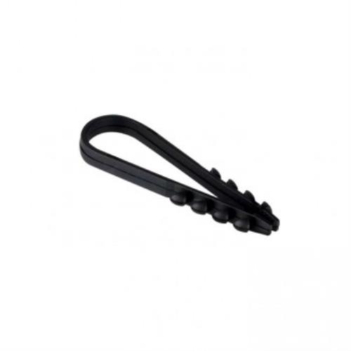 Дюбель-хомут 5-10 мм д/круглого кабеля, черный (упак. 100 шт.) EKF