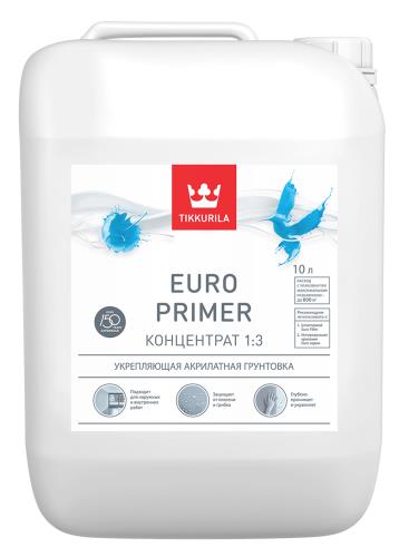 Грунт TIKKURILA EURO PRIMER, 10л