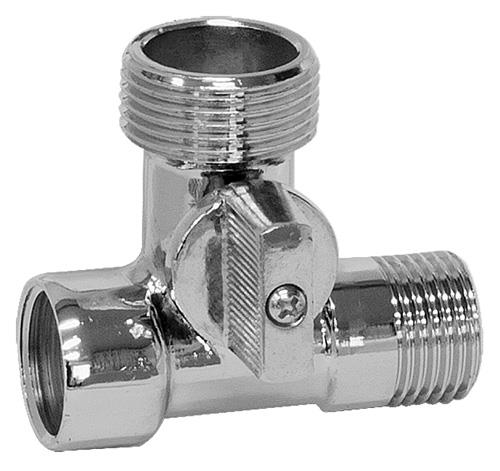 Кран шаровой трехпроходной I-TECH FMM (ВР-НР-НР) 1/2x1/2x3/4", хром