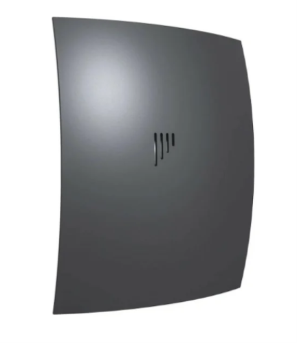 Вентилятор BREEZE 4C dark gray metal c обратным клапаном D100 ЭРА