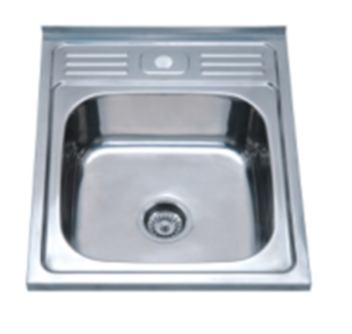 Мойка AQUATTRO квадратная накладная 600х500х180х0,8, глянцевая