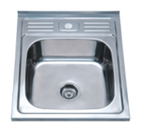 Мойка AQUATTRO квадратная накладная 600х500х180х0,8, глянцевая