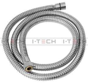 Шланг для душа I-TECH, G1/2"x1/2", двухзамковый, нерж, 200см*13мм, хром
