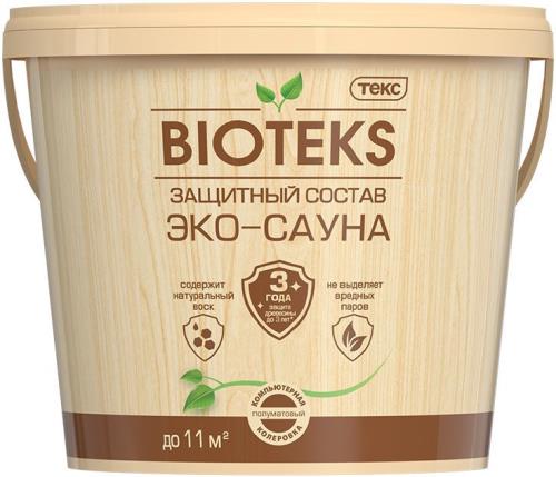 Состав BIOTEKS Эко-сауна, для бань и саун, п/мат, 0,9 кг