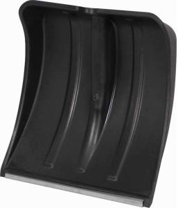 Лопата снеговая Без ТМ 006075, пласт., б/ч, 380*380мм