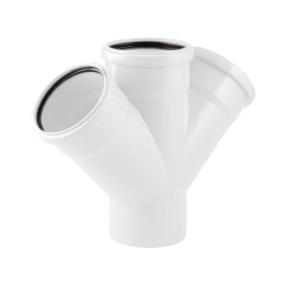 Крестовина ELITE одноплоскостная  МК МПП 110/110/110х45°, короб,белый, РТП