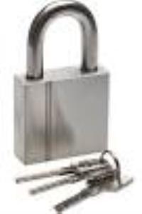 Замок навесной 50 мм полированый корпус 