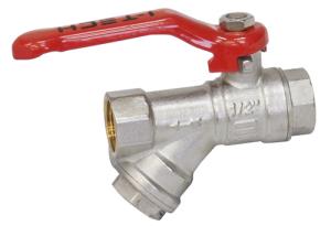 Кран шаровой с фильтром I-TECH FF (ВР-ВР) 3/4", ручка