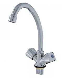 Смеситель для кухни ЭКОНОМ 402, двухвентильный, гайка