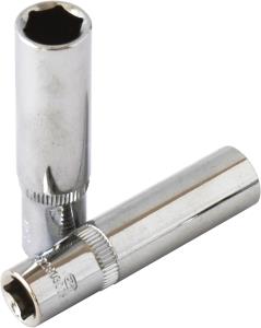 Головка торцевая Кратон удлиненная 6-гранная 1/4" 12 мм