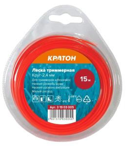 Леска триммерная Кратон Круг-2,4мм