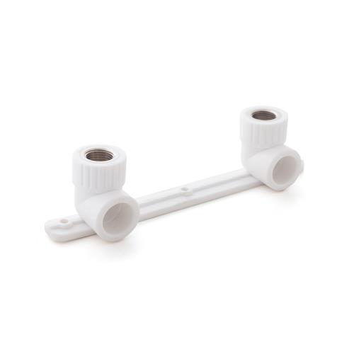 Угольник настенный РТП ППР 90° L25*1/2 ВР (планка д/смесителей)