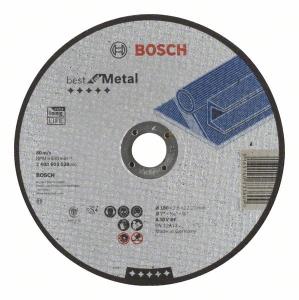 Диск отрезной по металлу BOSCH, 180x2,5мм прямой