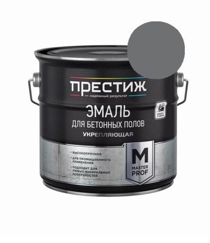 Эмаль Престиж д/бетонных полов серая 4кг 
