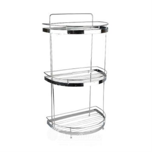 Полка Аквалиния прямая 3-ая, хром, T506